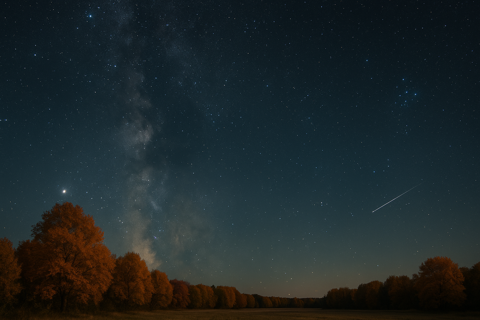 Astronomie im Oktober: Die Sternbilder des Herbsthimmels und besondere Himmelsereignisse