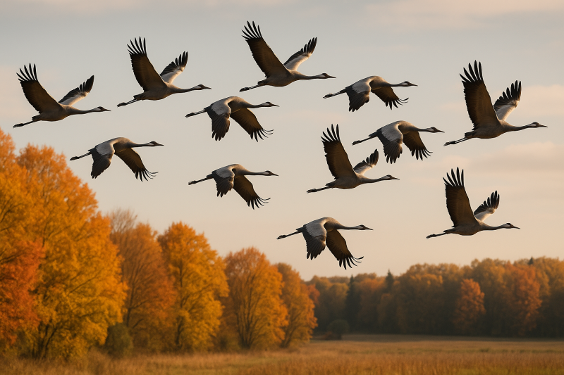 Vögel im Herbst: Zugvögel und Tipps zum Beobachten